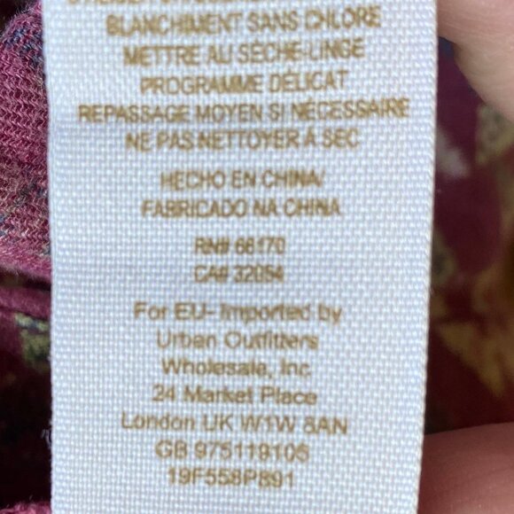 Free People‎ Wild Plum shorts pink/purple print size 0 - Picture 4 of 7